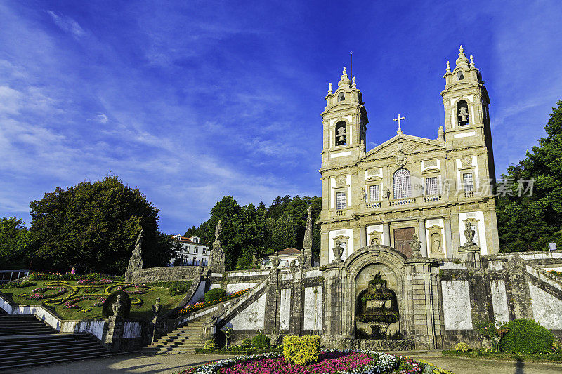 葡萄牙的“Bom Jesus”教堂